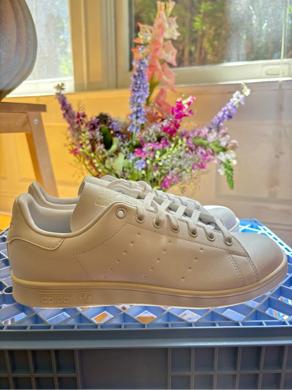 adidas all white